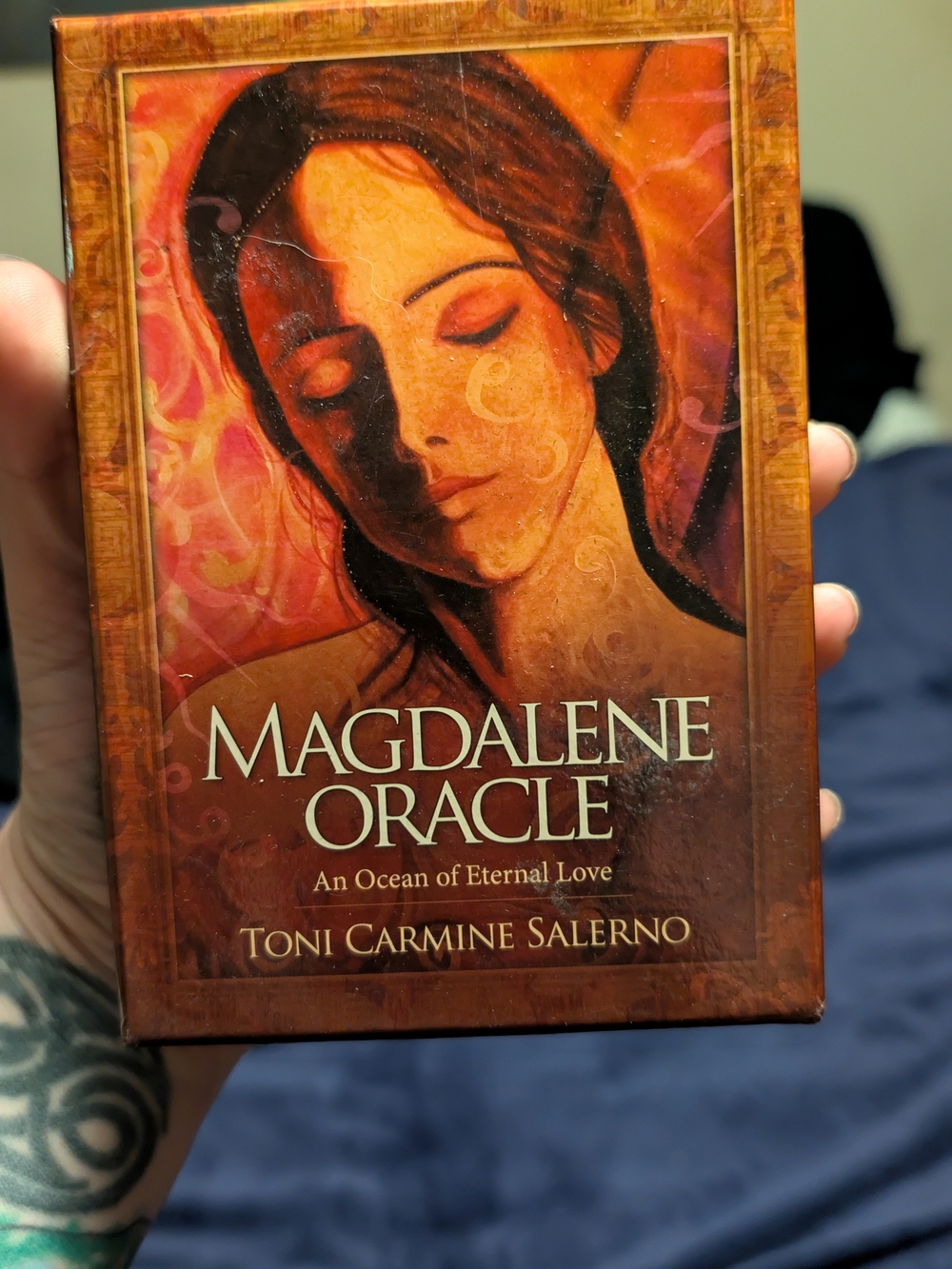 Magdalene Oracle Deck by Toni Carmine Salerno — Warm Orange & Brown Artwork